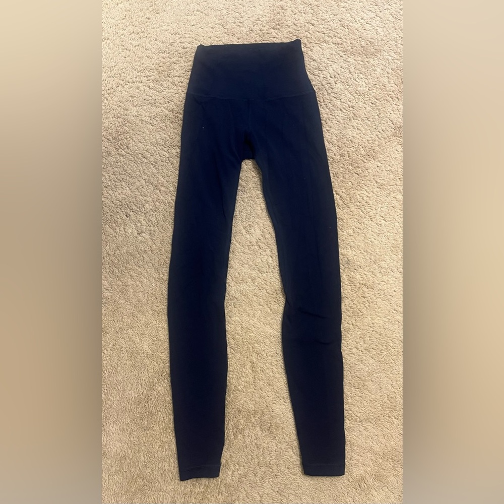 Lululemon Navy Align Leggings 28”